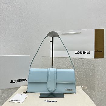 Fortok Jacquemus Le Grand Bambino Bag Blue 28x13.5x6cm