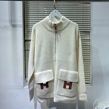 Fortok Hermes Wool Jacket In Cream