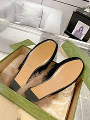 Fortok Gucci Fur Loafers Black - 3