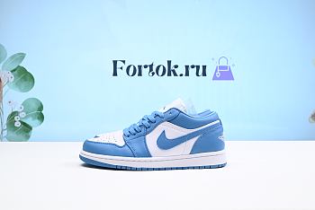 Fortok Jordan 1 Low WMNS Blue Shoes AO9944-441