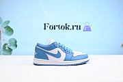 Fortok Jordan 1 Low WMNS Blue Shoes AO9944-441 - 6