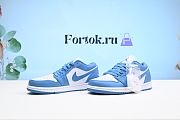 Fortok Jordan 1 Low WMNS Blue Shoes AO9944-441 - 3