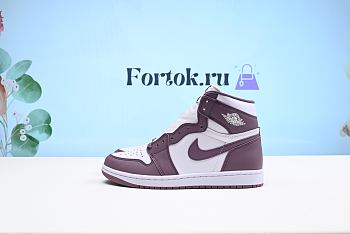 Fortok Air Jordan 1 Retro High OG Bordeaux Purple Shoes