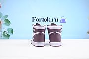 Fortok Air Jordan 1 Retro High OG Bordeaux Purple Shoes - 6
