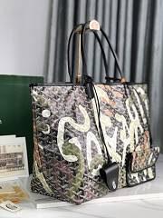 Fortok Goyard Saint Louis GM Bag Lettres Camouflage Green  - 4