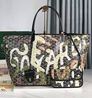 Fortok Goyard Saint Louis GM Bag Lettres Camouflage Green  - 1