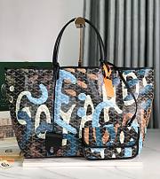 Fortok Goyard Saint Louis GM Bag Lettres Camouflage Blue - 1