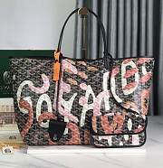 Fortok Goyard Saint Louis GM Bag Lettres Camouflage Red - 1