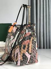 Fortok Goyard Saint Louis GM Bag Lettres Camouflage Red - 3