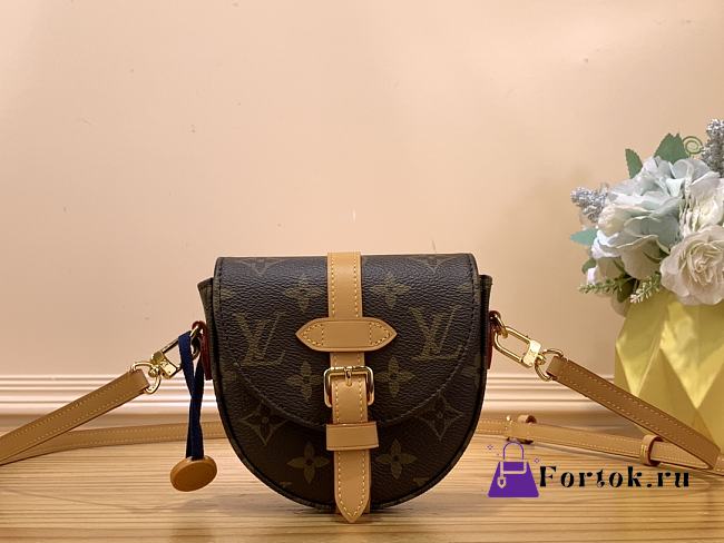 Fortok Louis Vuitton Micro Chantilly Monogram Canvas Bag M46643 12.5x13x4cm - 1