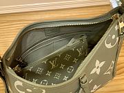 Fortok Louis Vuitton CarryAll PM Handbag Green M46672 29x24x12cm - 5