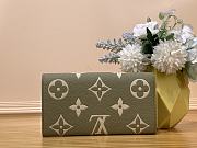 Fortok Louis Vuitton Sarah Wallet Green M82516 19×10.5×2cm - 4