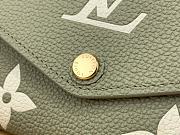 Fortok Louis Vuitton Sarah Wallet Green M82516 19×10.5×2cm - 2