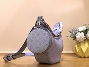 Fortok Louis Vuitton Baia Moon Bag Purple M22820 26x17x7.5cm - 5