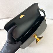 Fortok Prada Black Calfskin Leather Shoulder Bag 20.5x10.5x4cm - 4