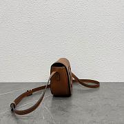 Fortok Celine Folco Cuir Triomphe In Smooth Calfskin Bag Brown 18.5×8×15cm - 3