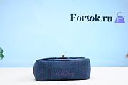 Fortok Chanel Flap Bag Denim 23x14x8cm - 3
