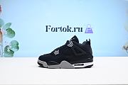 Fortok Nike Air Jordan 4 Retro SE ‘Black Canvas’ Sneakers - 1