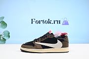 Fortok Nike Air Jordan 1 Retro Low Travis Scott CQ4277-001 Brown Sneakers - 1