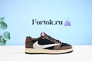 Fortok Nike Air Jordan 1 Retro Low Travis Scott CQ4277-001 Brown Sneakers - 6