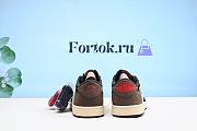 Fortok Nike Air Jordan 1 Retro Low Travis Scott CQ4277-001 Brown Sneakers - 4