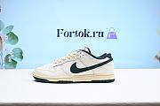 Fortok Nike Dunk Low Athletic Department White Black Sneakers - 1