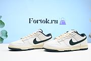Fortok Nike Dunk Low Athletic Department White Black Sneakers - 5