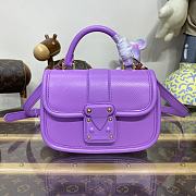 Fortok Louis Vuitton Hide & Seek Bag Purple M22721 21x15x8cm - 1