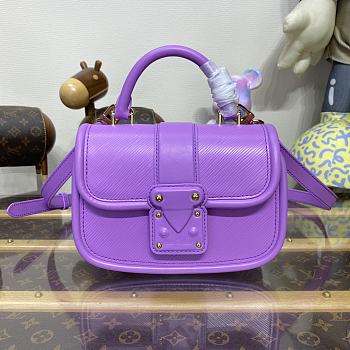 Fortok Louis Vuitton Hide & Seek Bag Purple M22721 21x15x8cm