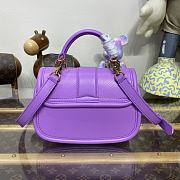 Fortok Louis Vuitton Hide & Seek Bag Purple M22721 21x15x8cm - 2