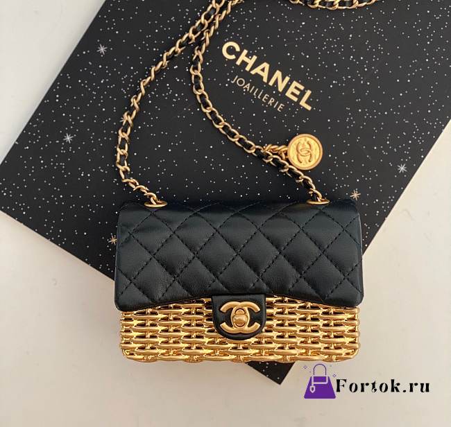 Fortok Chanel Other Plaid Patterns Casual Style Blended Fabrics Plain Logo  - 1