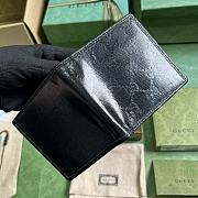 Fortok Gucci Black GG Canvas Wallet 760320 10x10cm - 6
