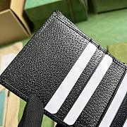 Fortok Gucci Black GG Canvas Wallet 760320 10x10cm - 4