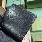 Fortok Gucci Black GG Canvas Wallet 760320 10x10cm - 3