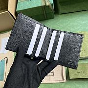 Fortok Gucci Black GG Canvas Wallet 760320 10x10cm - 2