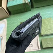 Fortok Gucci Grey Ophidia GG Wallet 760238 8.5x11.5x2cm - 6