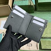 Fortok Gucci Grey Ophidia GG Wallet 760238 8.5x11.5x2cm - 4