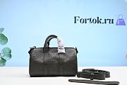 Fortok Louis Vuitton Keepall XS Bag Black M57961 21x12x9cm - 1