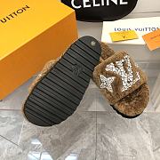 Fortok Louis Vuitton 2023 Wool Slippers Brown - 6
