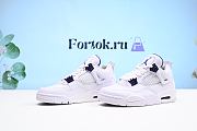 Fortok Nike Air Jordan 4 Retro Metallic White and Purple CT8527-115 - 3