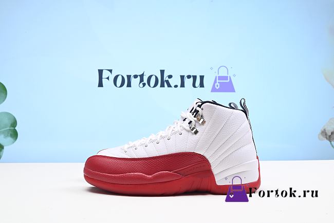 Fortok Nike Air Jordan 12 Low Golf ‘Cherry’ Sneakers CT8013-116 - 1