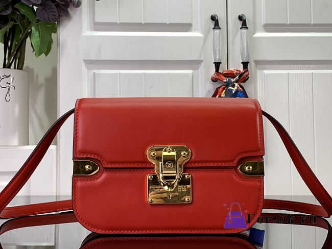 Fortok Louis Vuitton Orsay MM Bag Red M23645 21.5x15.8x5cm - 1