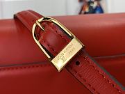 Fortok Louis Vuitton Orsay MM Bag Red M23645 21.5x15.8x5cm - 5