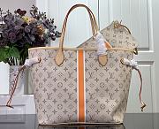 Fortok Louis Vuitton Neverfull MM Tote Bag Beige M23501 31x28x14cm - 4