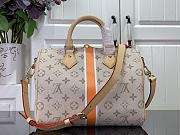 Fortok Louis Vuitton Speedy Bandoulière 25 Beige M46749 25x19x15cm - 3