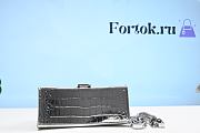 Balenciaga Hourglass Embossed Tote Bag in Silver Color 23x10x14cm - 5
