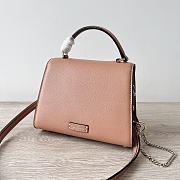 Fortok Valentino Small Vsling Handbag With Jewel Embroidery in Powder Pink 22x16x9cm - 3