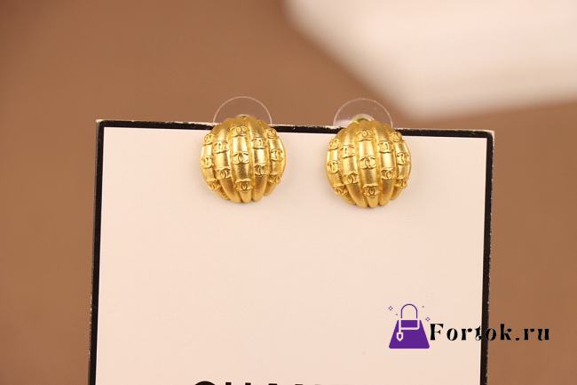 Fortok Chanel Vintage Double C Earrings - 1