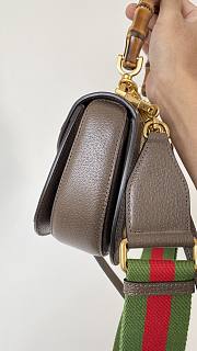 Fortok Gucci Bamboo Jumbo GG Mini Bag 21x15x7cm - 3
