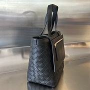 Fortok Bottega Veneta Small Flip Flap Black 23x18.5x15cm - 6